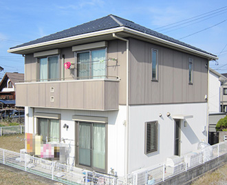愛知県春日井市Ｏ様_外壁塗装工事_施工前外観画像