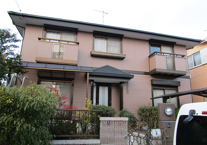 愛知県小牧市K様_外壁屋根塗替え工事_施工後全景写真