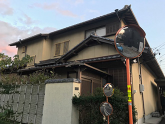 愛知県豊田市K様_外壁塗装工事_施工前外観画像