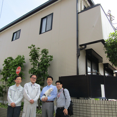 外壁塗装　愛知県名古屋市Ｆ様　フッ素UVコート　施工事例