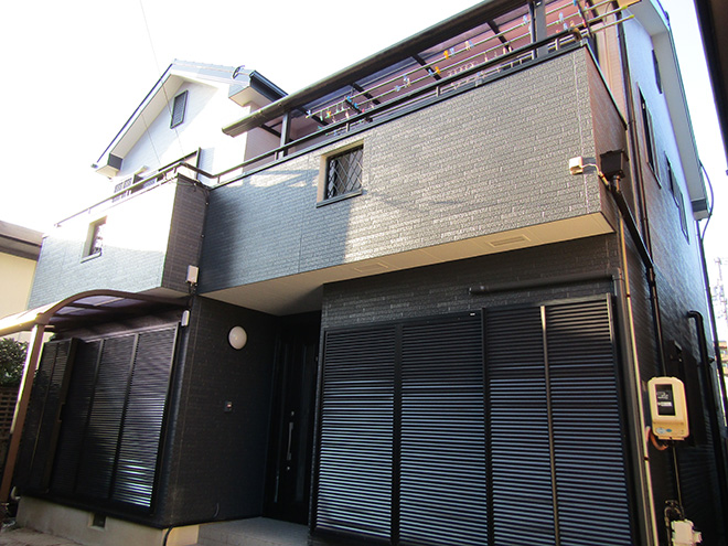 愛知県春日井市N様_外壁屋根塗装工事_施工後全景写真_株式会社麻布
