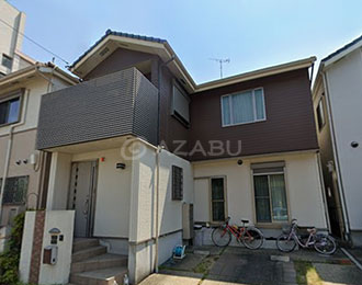愛知県名古屋市Y様_外壁塗装工事_施工前外観画像_株式会社麻布