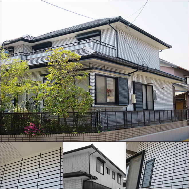 外壁屋根塗装　三重県四日市市Ｍ様　セラミックシリコン/シリコンベスト　再現工法　施工事例