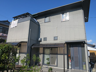愛知県岡崎市Ｍ様_外壁屋根塗装工事_施工前外観画像