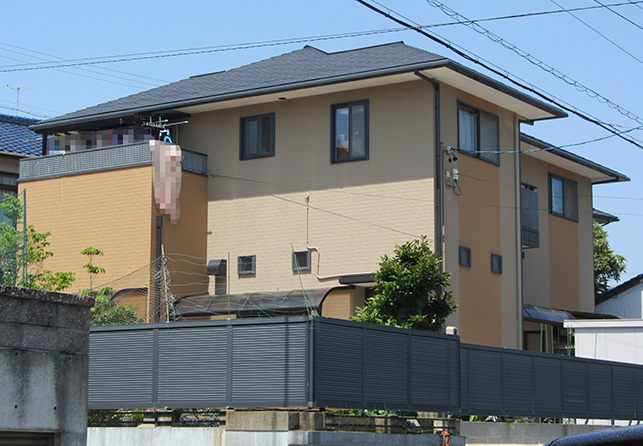愛知県岡崎市Ｍ様_外壁屋根塗替え工事_施工後全景写真