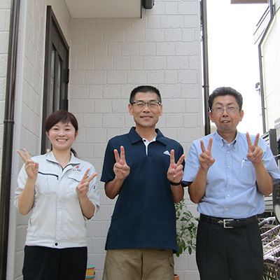 外壁屋根塗装　愛知県春日井市Ｔ様　ダイナミックトップ/サーモアイ遮熱フッ素　施工事例