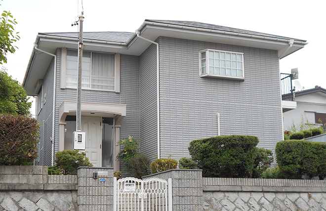 愛知県春日井市K様_外壁塗替え工事_施工後全景写真