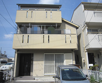 愛知県一宮市Ｆ様_外壁屋根塗装工事_施工前外観画像