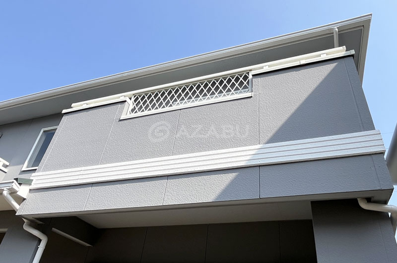 ベランダ手摺り外壁、幕板